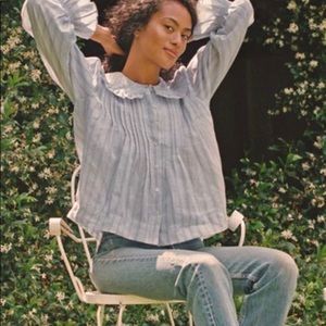 Doen Horizon Top in Saint Pierre Stripe Sz Small